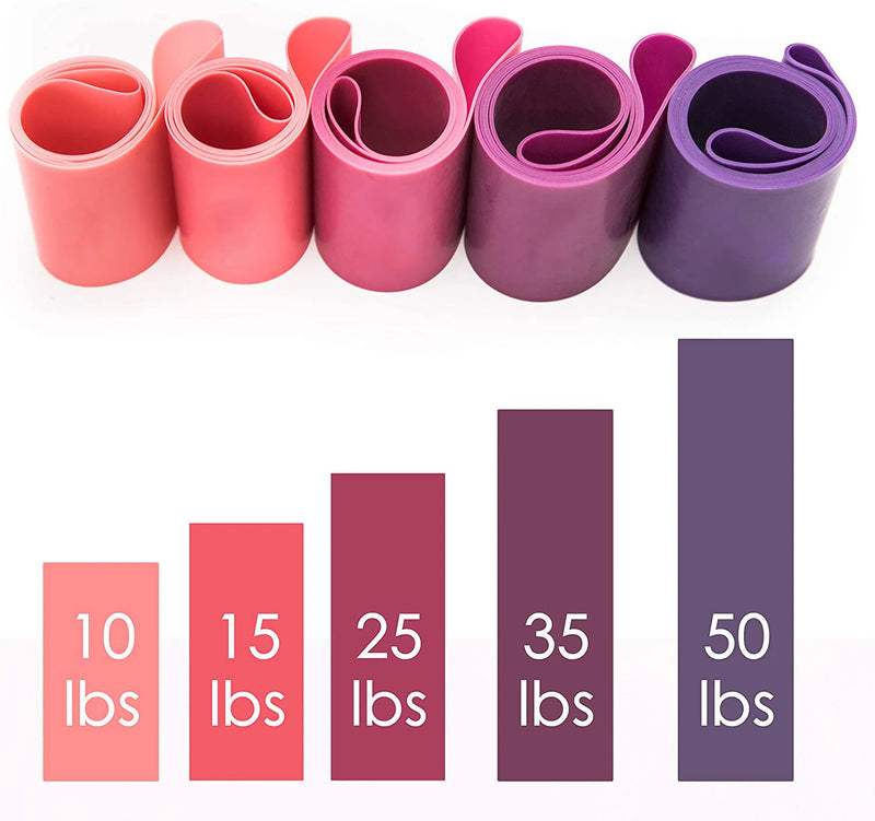 Yoga Resistance Band Rubber Bands 5 Fitness Elastic Bands Exercise Training for Pilates Extension Gym Home Exercise Equipment