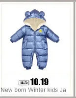 2024 New born Baby Girl clothes Winter Snowsuit Plus Velvet Thick Baby Boys Jumpsuit 0-3 Years Romper boy Overalls Toddler Coat